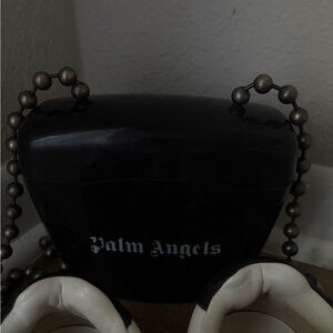 Palm Angels Black Beaded Crossbody